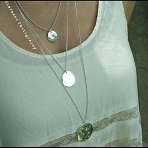 3 Row Graduated Paillette Necklace! Nickel free!